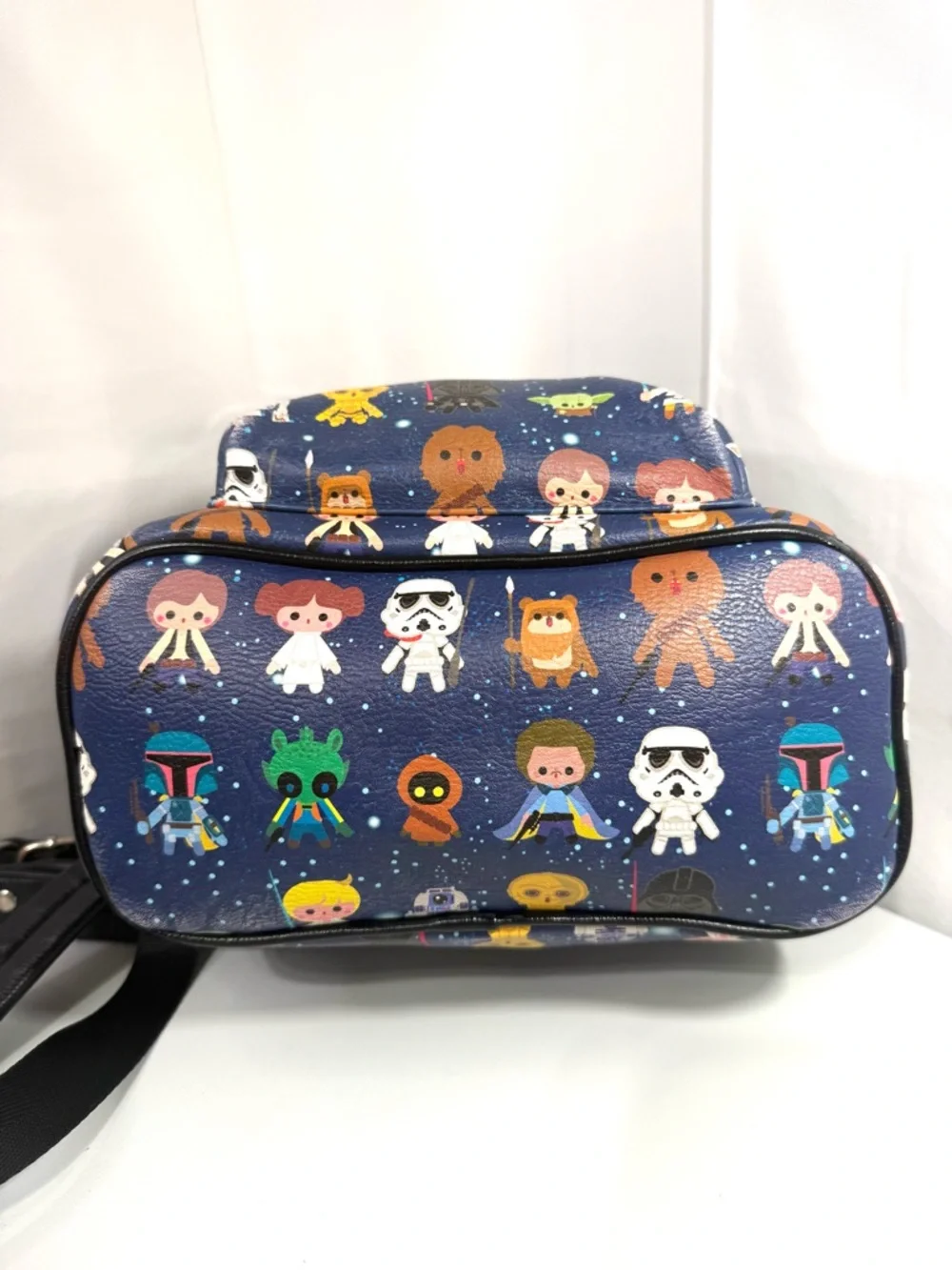 Loungefly Star Wars Mini Backpack Chibi Characters Print Disney Bag‎
